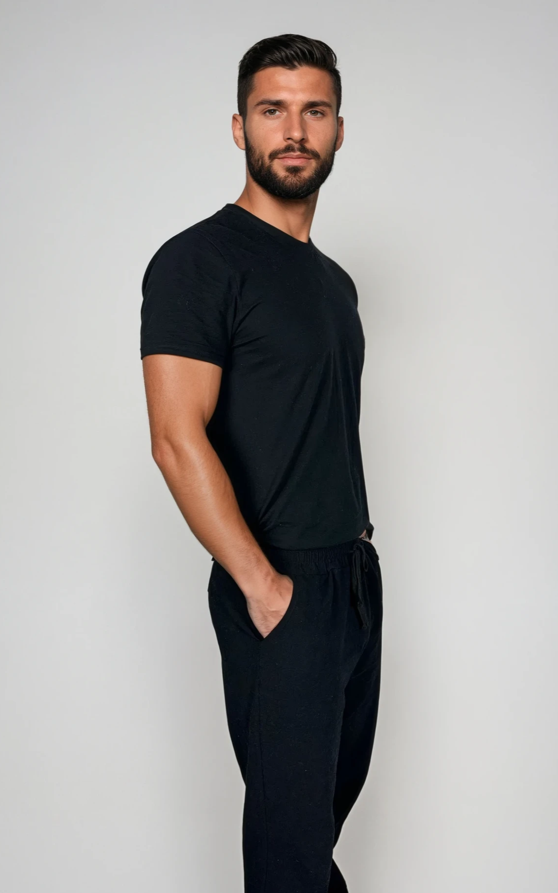 Casual Leinen Hose