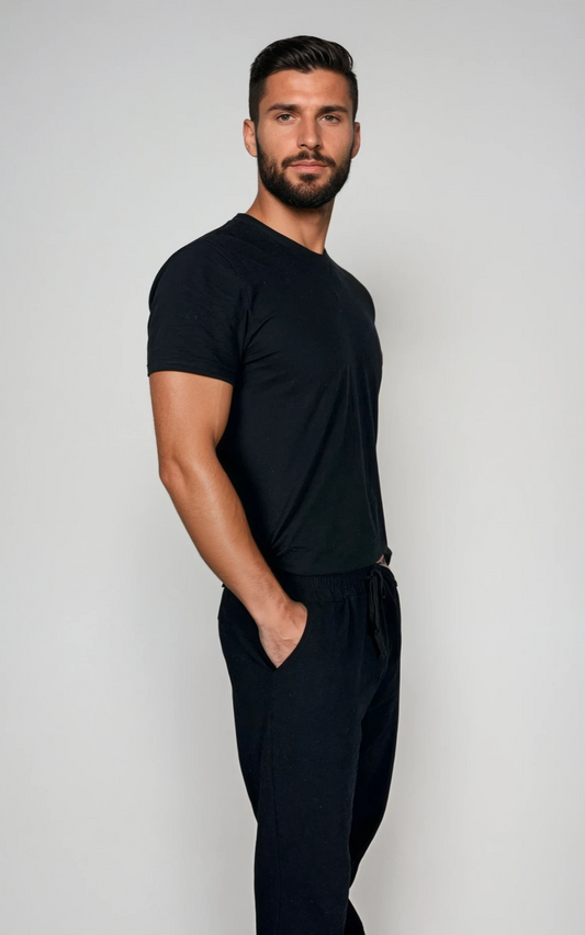 Casual Leinen Hose