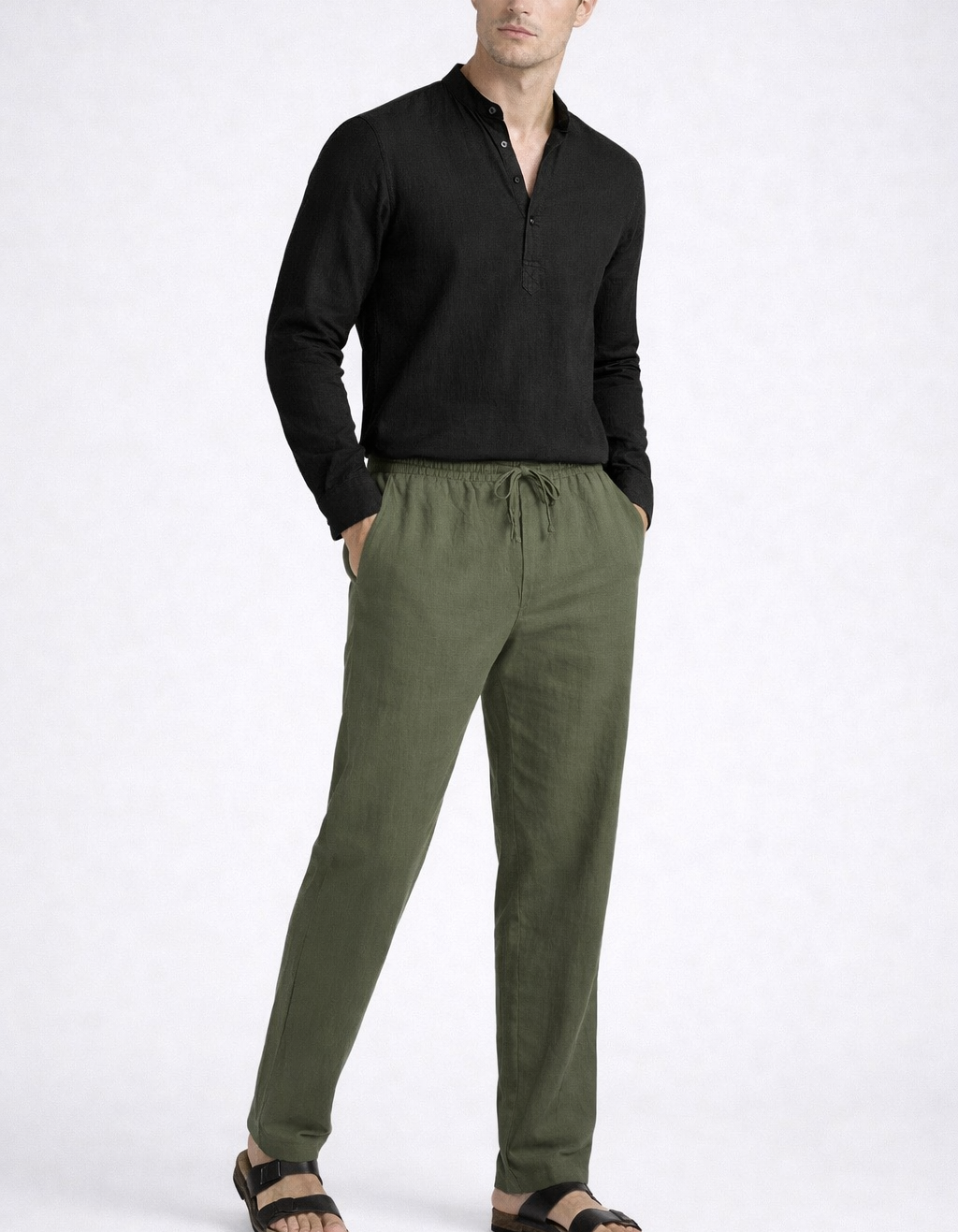 Casual Leinenhose