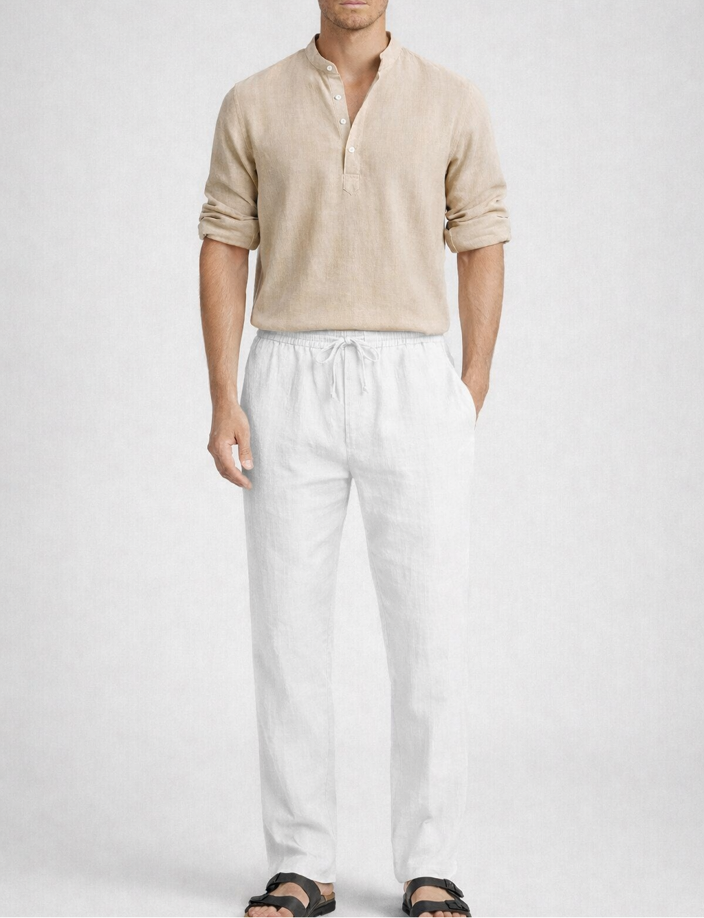 Casual Leinenhose