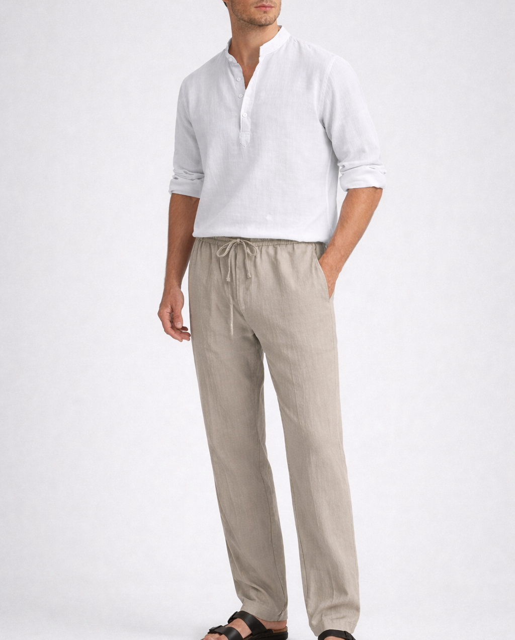 Casual Leinenhose