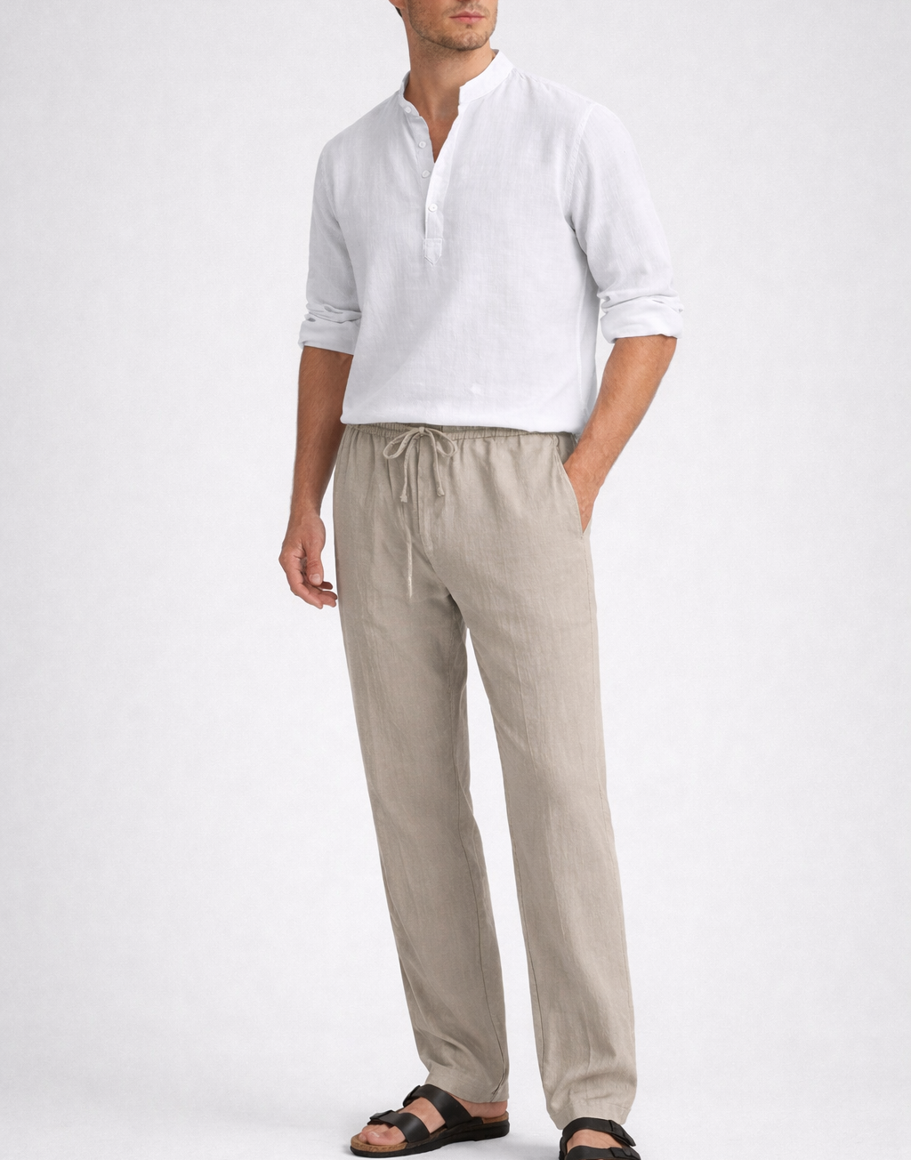 Casual Leinenhose