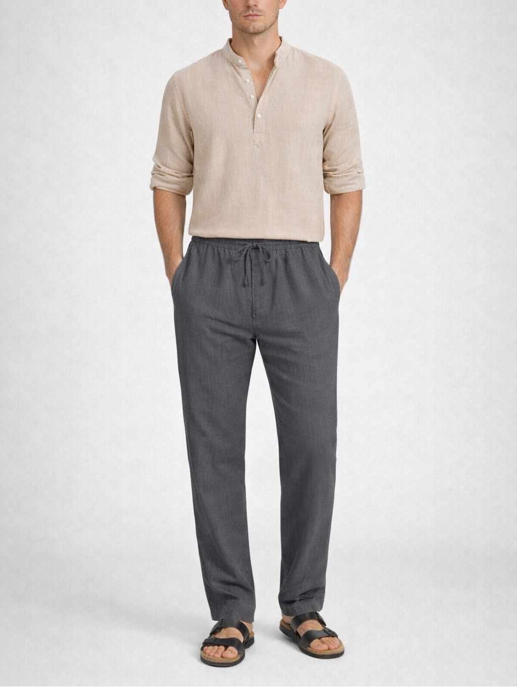 Casual Leinenhose