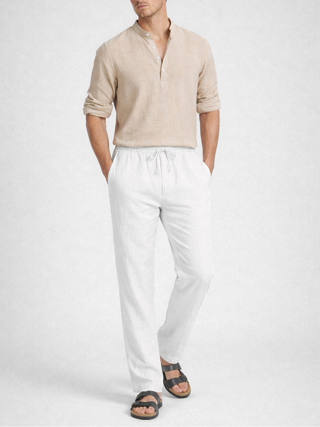Casual Leinenhose