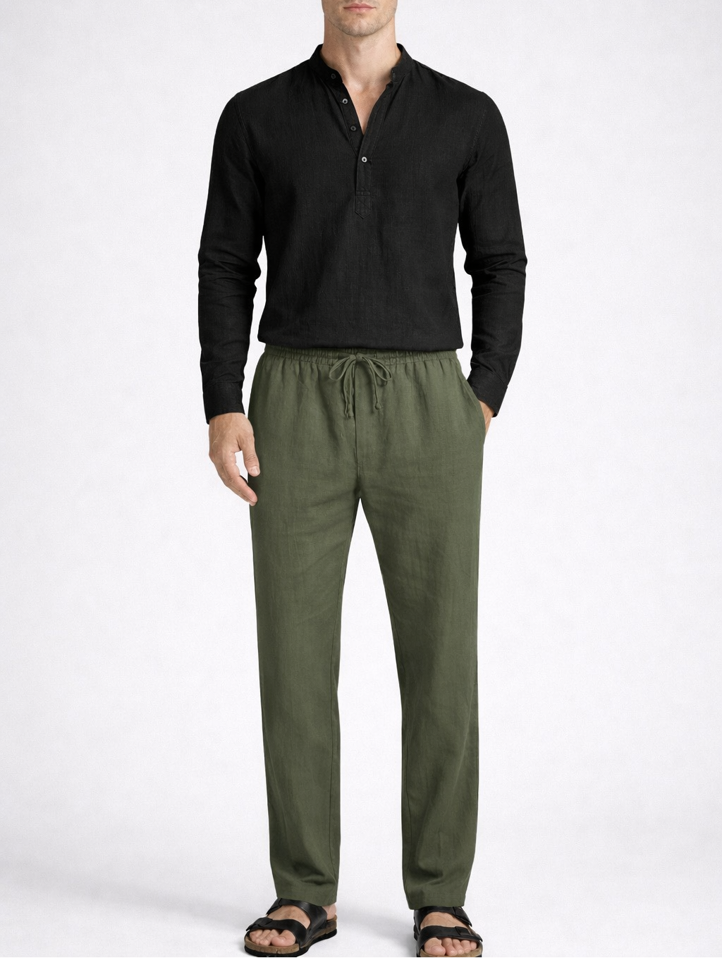 Casual Leinenhose
