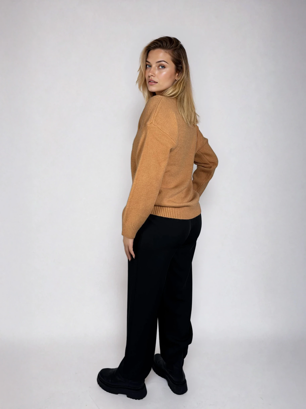 Weicher Feinstrickpullover