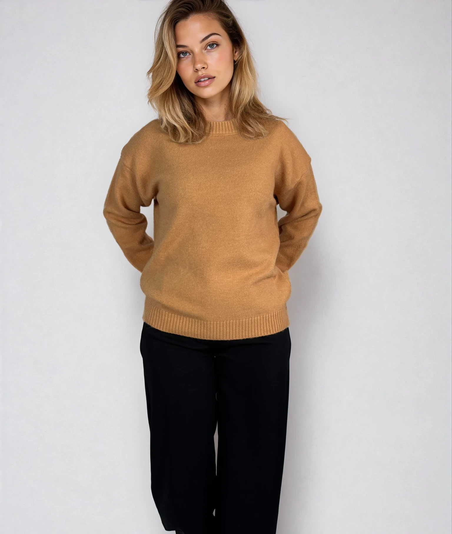 Weicher Feinstrickpullover