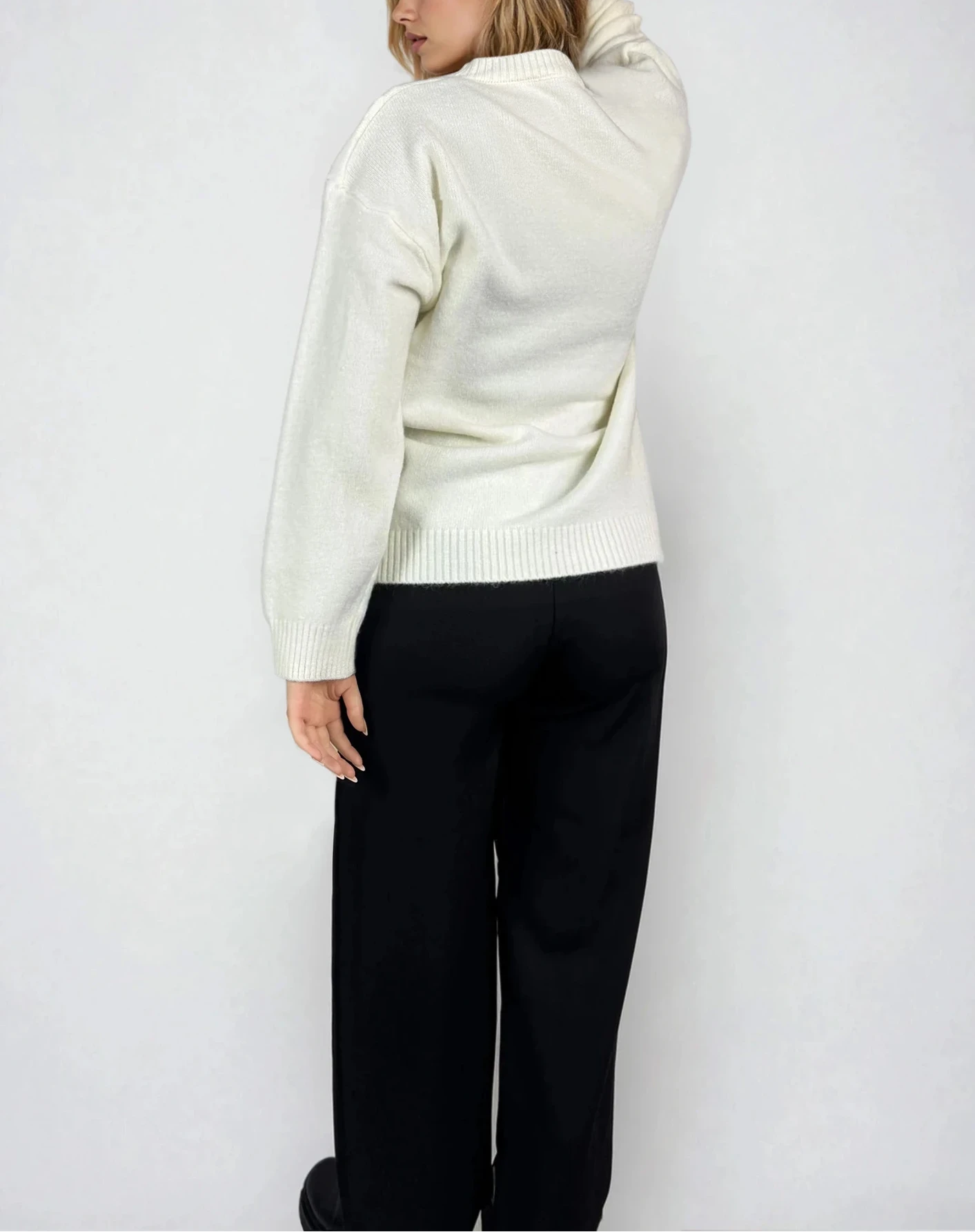 Weicher Feinstrickpullover