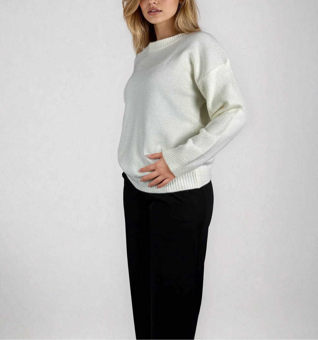 Weicher Feinstrickpullover