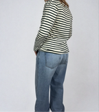 Gestreiftes Langarmshirt