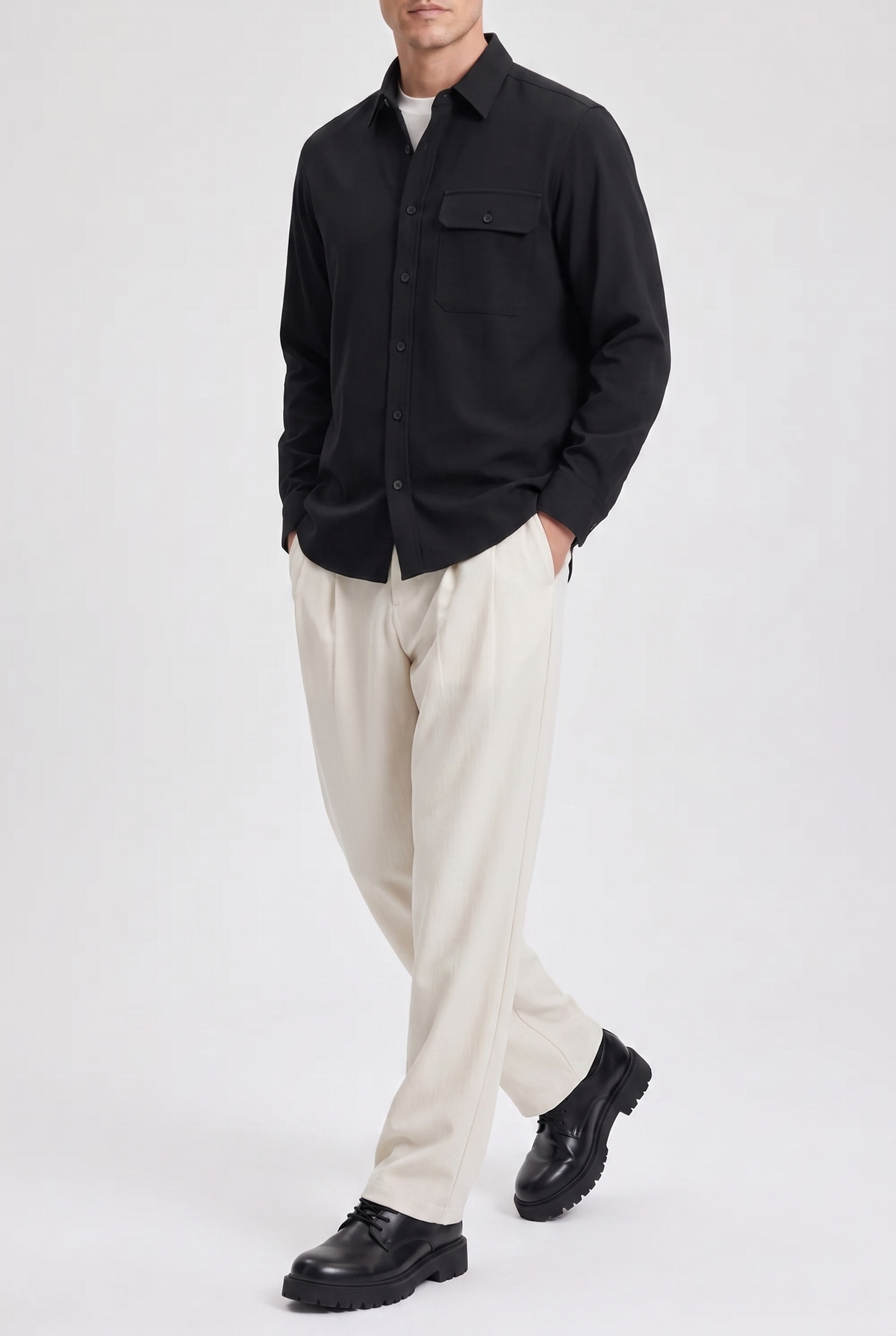 Straight Tailored Trousers