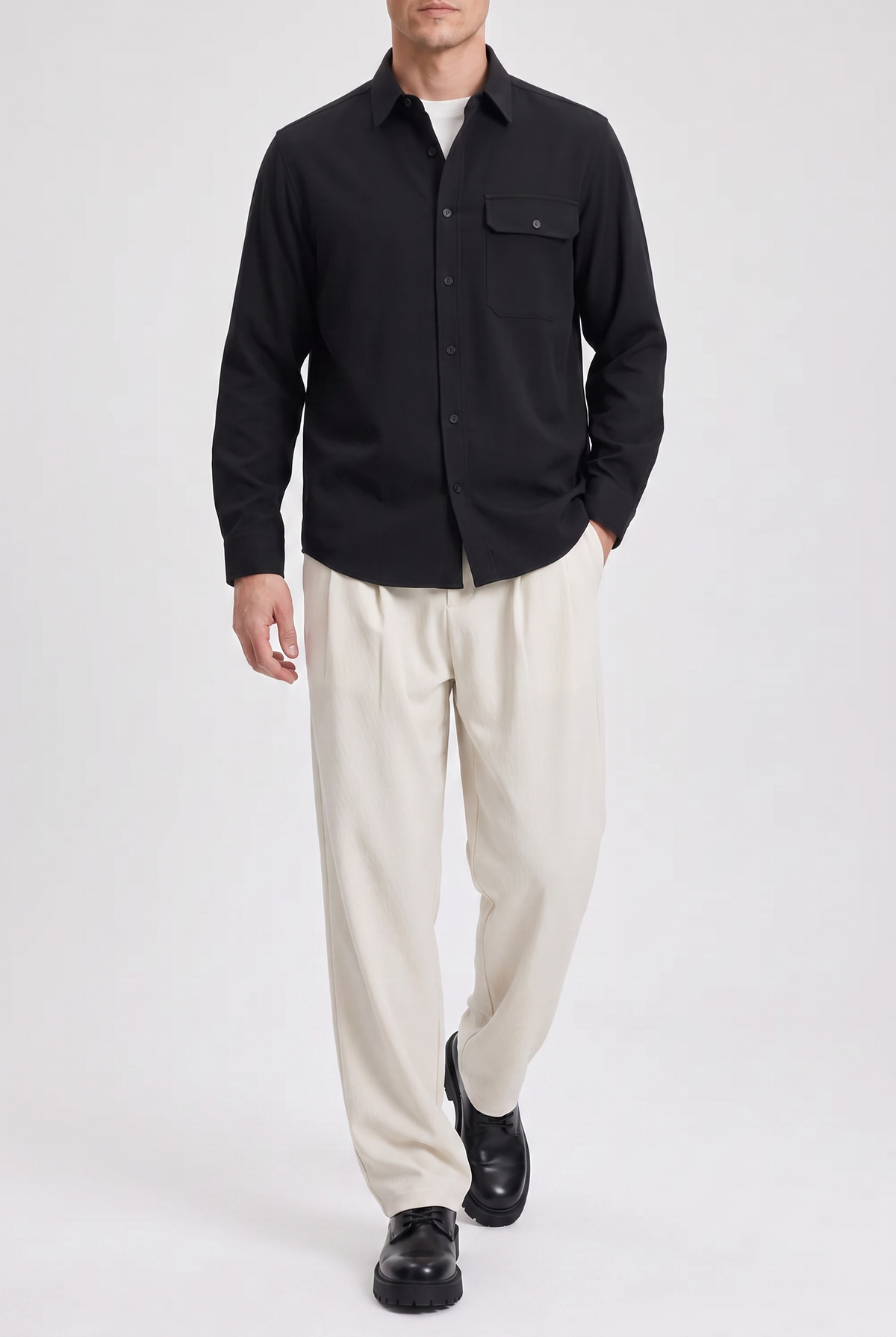 Straight Tailored Trousers