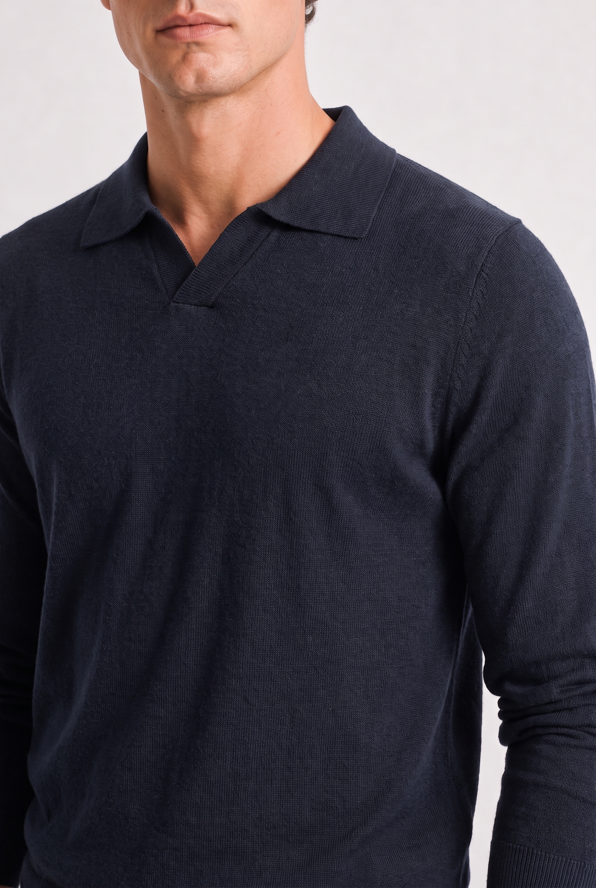 Open Collar Polo