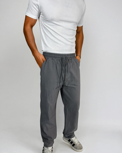 Casual Leinen Hose