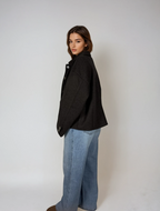 Kurzer zweireihiger Mantel