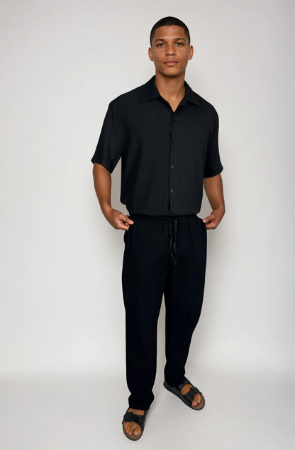 Strukturiertes Crinkle Shirt
