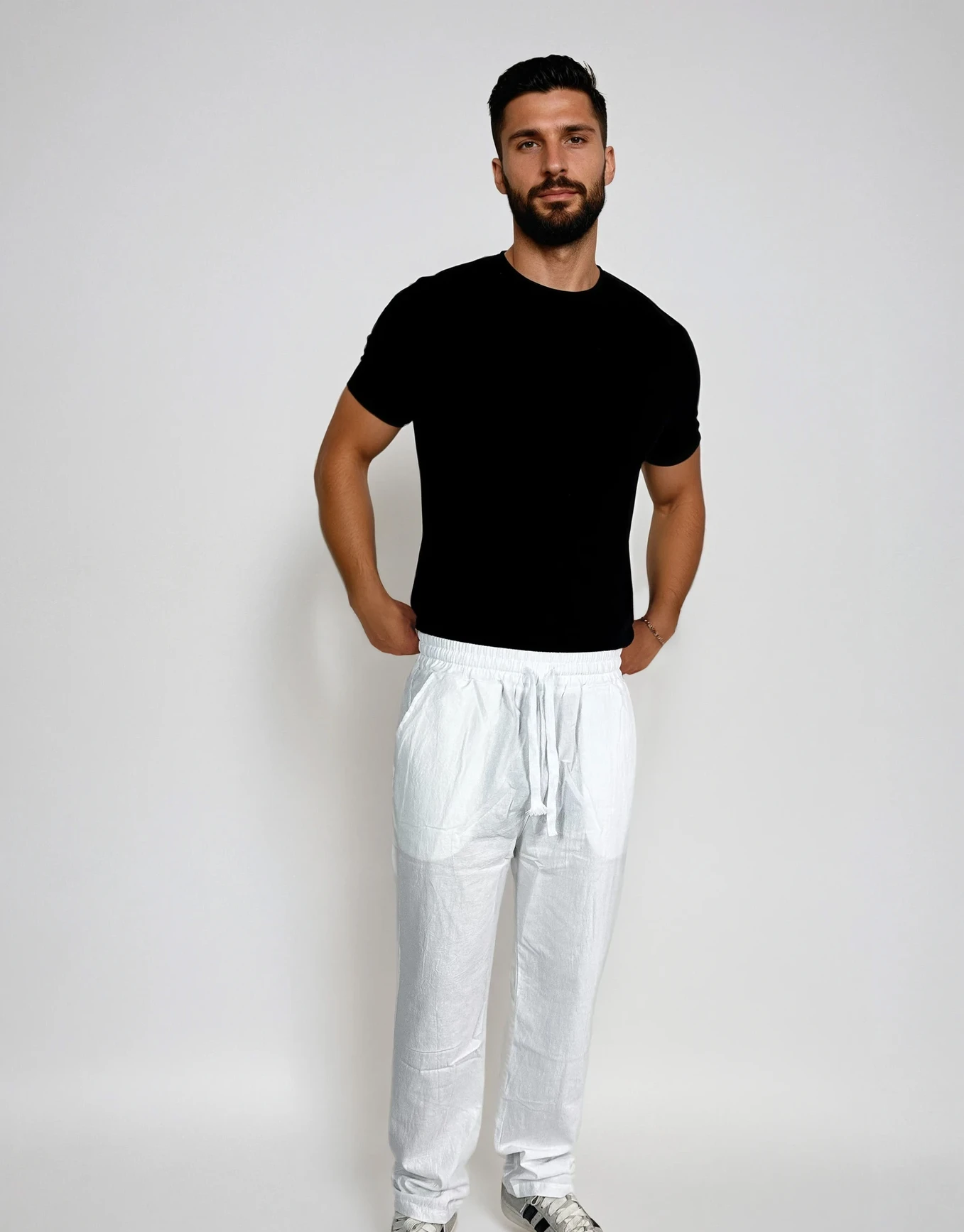 Casual Leinen Hose